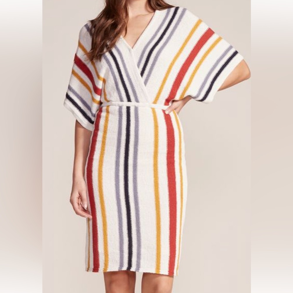 NWT Cupcakes and Cashmere Frances Striped Knit women’s Sweater Dress. Size M